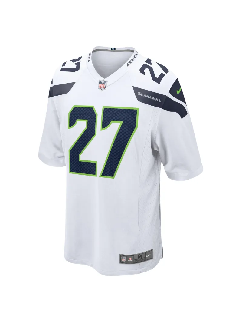 Men's Seattle Seahawks Tariq Woolen Nike White Game Player Jersey