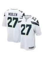 Men's Seattle Seahawks Tariq Woolen Nike White Game Player Jersey