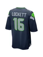 Men's Seattle Seahawks Tyler Lockett Nike College Navy Game Jersey