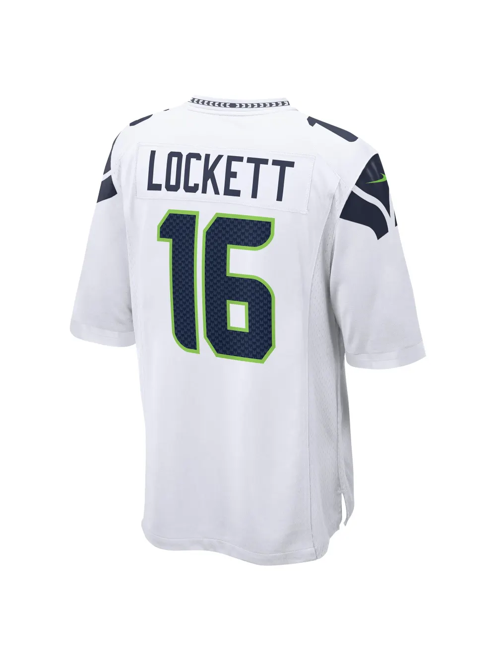 Men's Seattle Seahawks Tyler Lockett Nike White Game Jersey