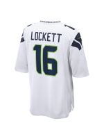 Men's Seattle Seahawks Tyler Lockett Nike White Game Jersey