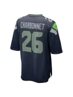 Men's Seattle Seahawks Zach Charbonnet Nike College Navy Game Jersey