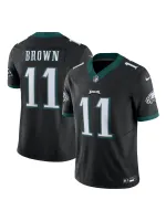 Men's Philadelphia Eagles A.J. Brown Nike Black Vapor F.U.S.E. Limited Jersey