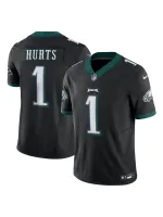 Men's Philadelphia Eagles Jalen Hurts Nike Black Vapor F.U.S.E. Limited Jersey