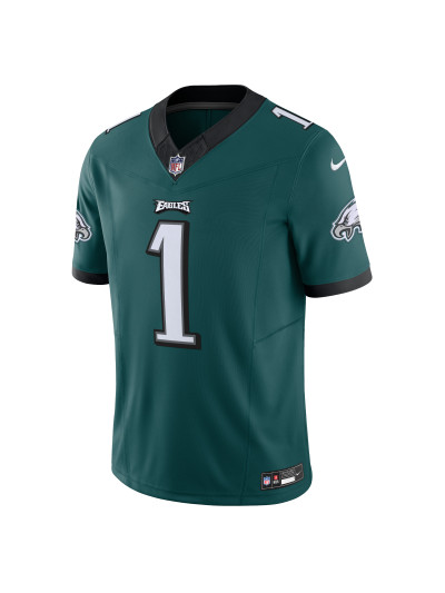 Men's Philadelphia Eagles Jalen Hurts Nike Green Vapor F.U.S.E. Limited Jersey 02