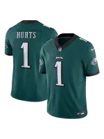 Men's Philadelphia Eagles Jalen Hurts Nike Green Vapor F.U.S.E. Limited Jersey