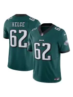Men's Philadelphia Eagles Jason Kelce Nike Midnight Green Vapor F.U.S.E. Limited Jersey