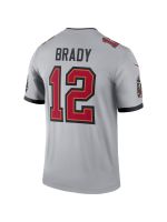Men's Tampa Bay Buccaneers Tom Brady Nike Gray Inverted Legend Jersey
