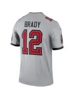 Men's Tampa Bay Buccaneers Tom Brady Nike Gray Inverted Legend Jersey