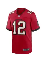 Men's Tampa Bay Buccaneers Tom Brady Nike Red Game Jersey