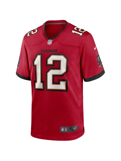 Men's Tampa Bay Buccaneers Tom Brady Nike Red Game Jersey 02