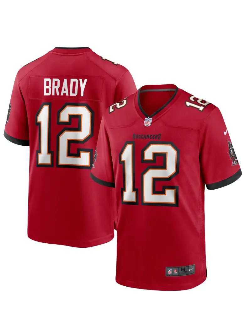 Men's Tampa Bay Buccaneers Tom Brady Nike Red Game Jersey