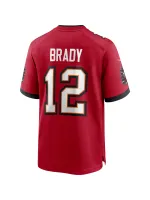 Men's Tampa Bay Buccaneers Tom Brady Nike Red Game Jersey