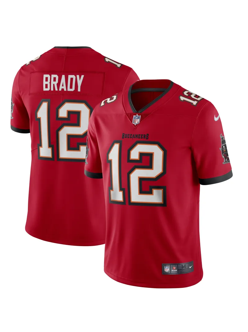 Men's Tampa Bay Buccaneers Tom Brady Nike Red Vapor Limited Jersey