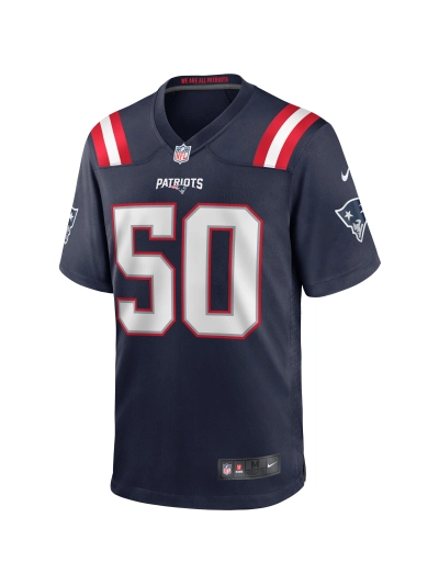 New England Patriots Chase Winovich Nike Navy Player Jersey 02