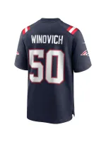 New England Patriots Chase Winovich Nike Navy Player Jersey