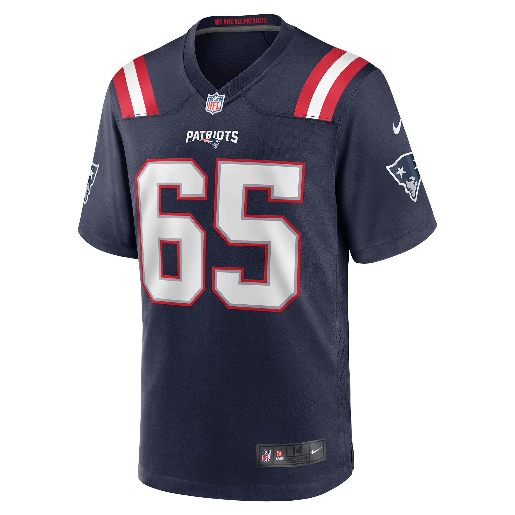 New England Patriots James Ferentz Nike Navy Game Jersey