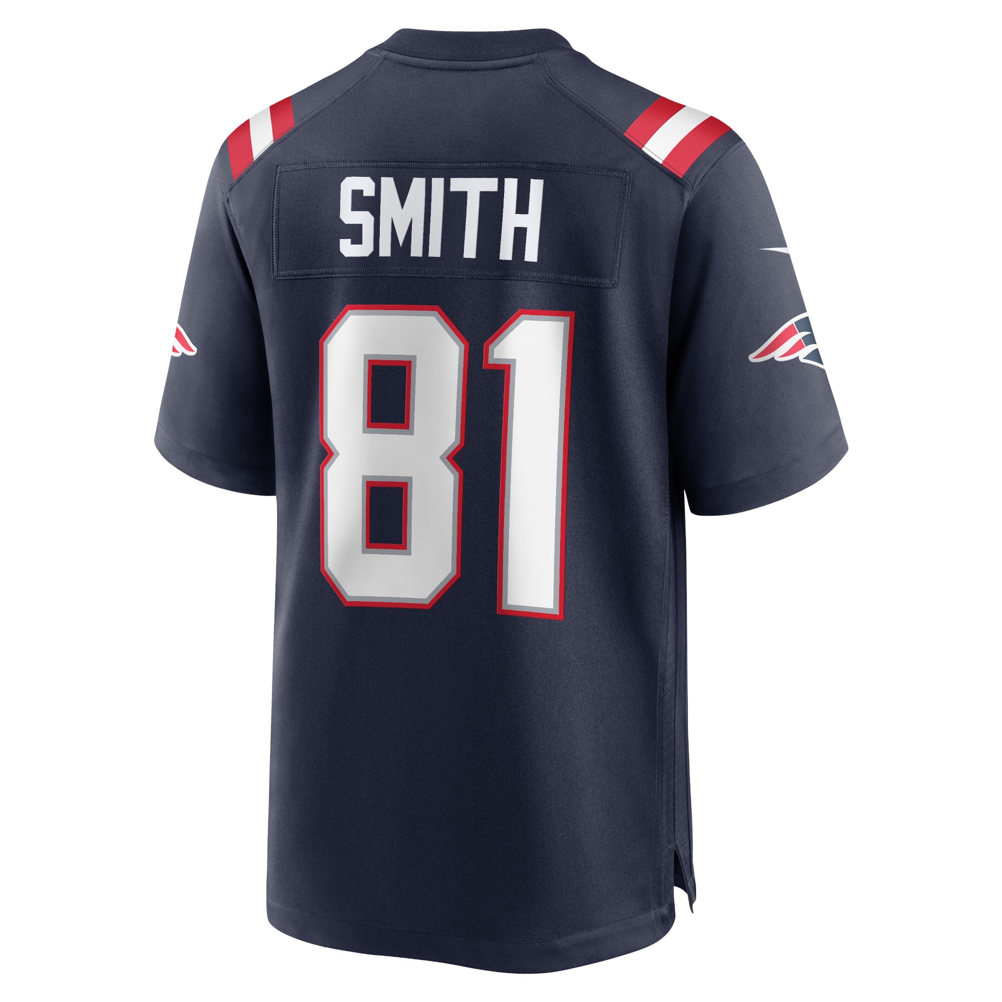 New England Patriots Jonnu Smith Nike Navy Game Jersey