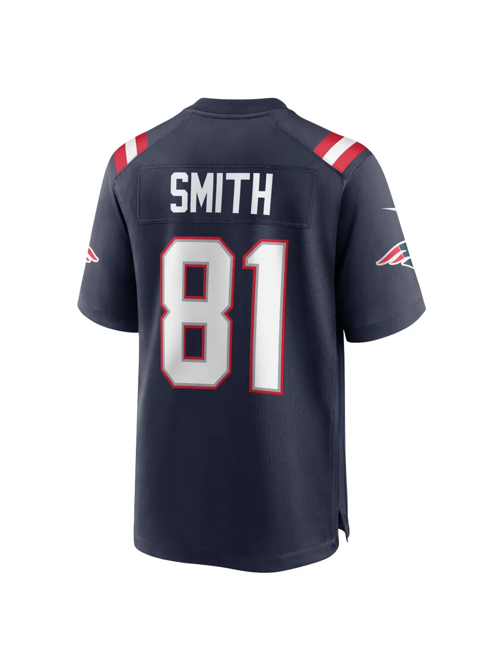 New England Patriots Jonnu Smith Nike Navy Game Jersey