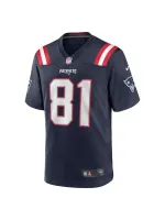 New England Patriots Jonnu Smith Nike Navy Game Jersey