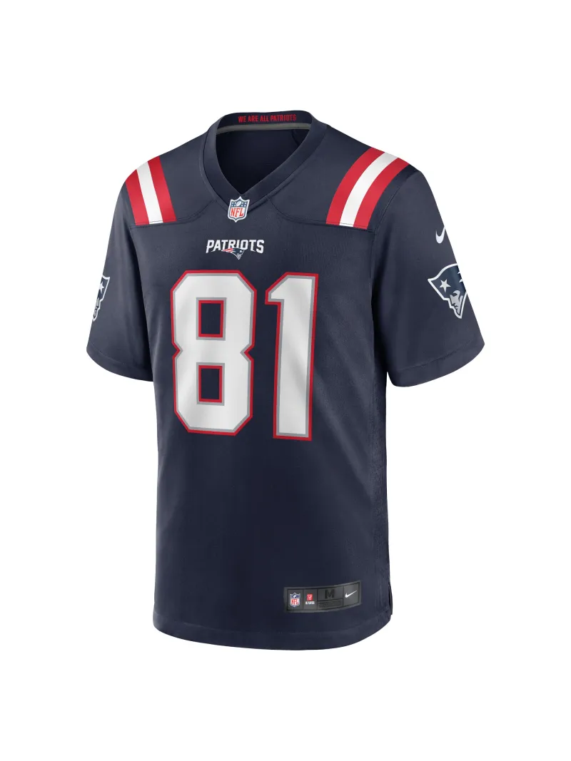 New England Patriots Jonnu Smith Nike Navy Game Jersey