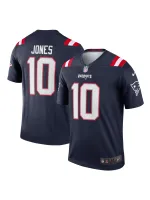 New England Patriots Mac Jones Nike Navy Legends Jersey