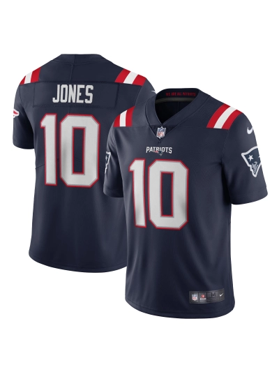 New England Patriots Mac Jones Nike Navy Vapor Limited Edition Jersey 01