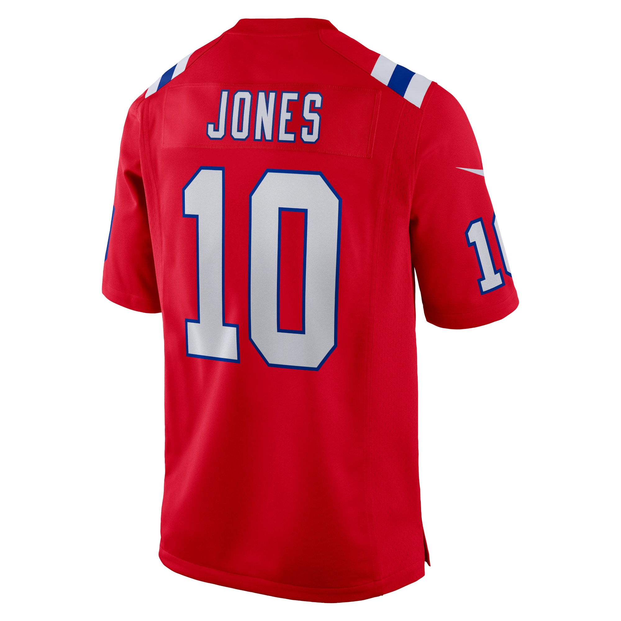 New England Patriots Mac Jones Nike Red Alternate Game Jersey