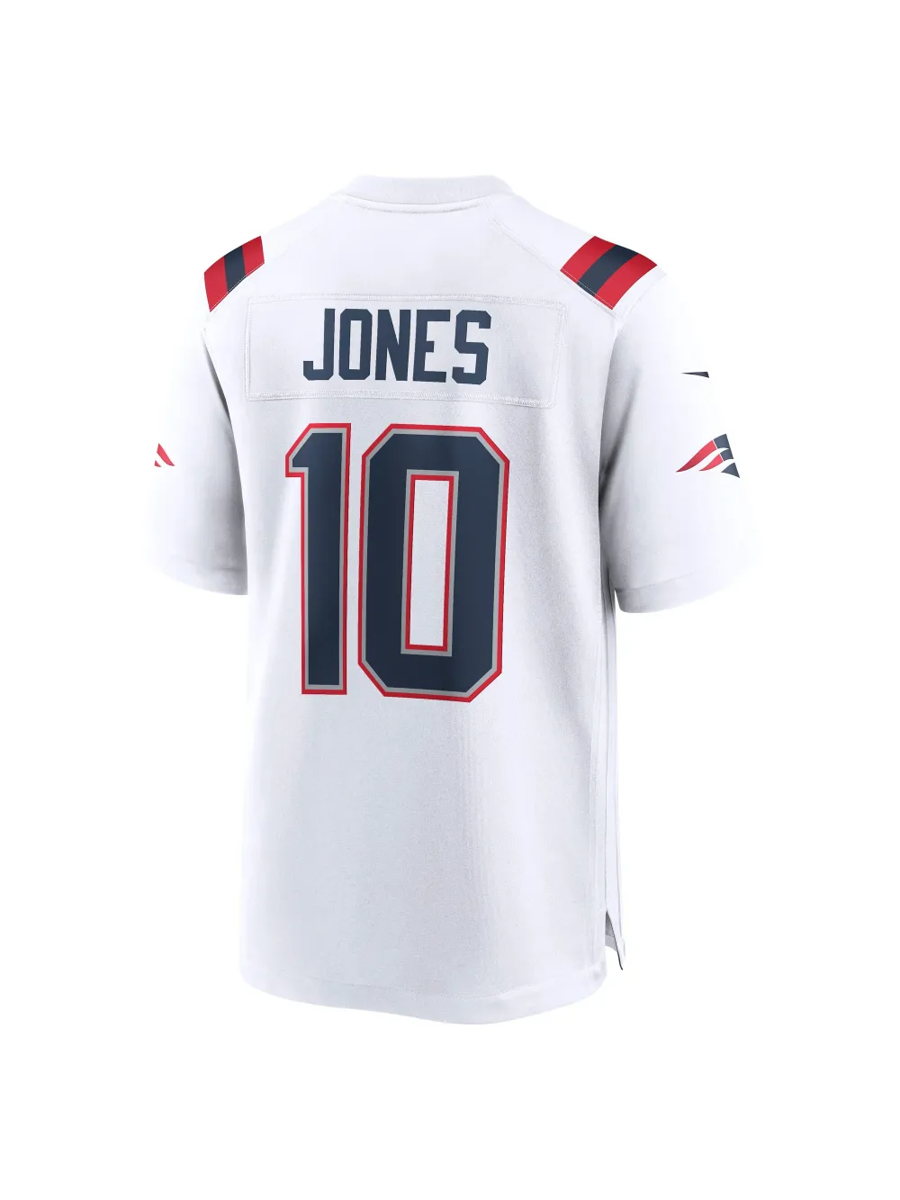 New England Patriots Mac Jones Nike White Team Game Jersey