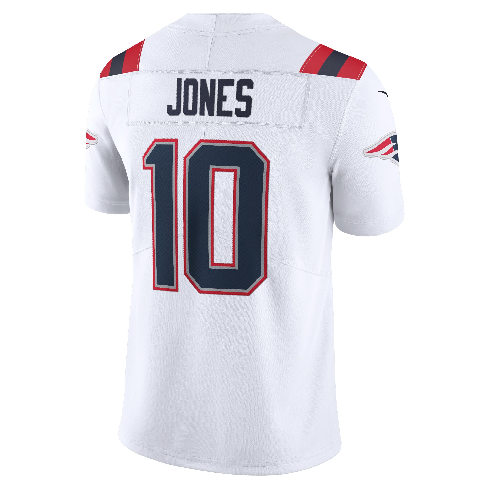 New England Patriots Mac Jones Nike White Vapor Limited Jersey
