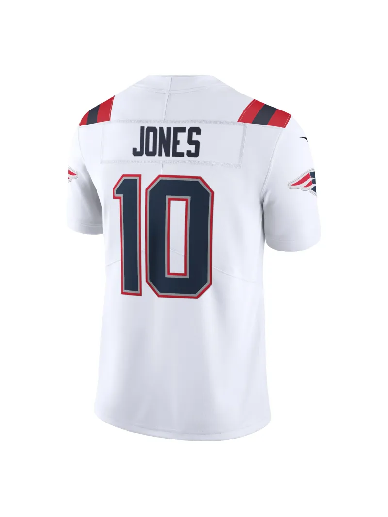 New England Patriots Mac Jones Nike White Vapor Limited Jersey