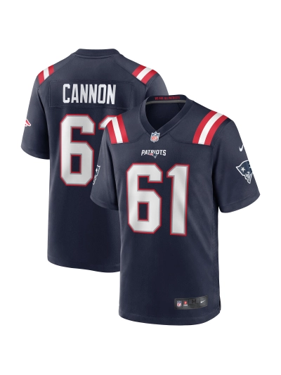 New England Patriots Marcus Cannon Nike Navy Game Jersey 01