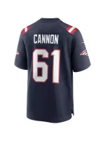 New England Patriots Marcus Cannon Nike Navy Game Jersey