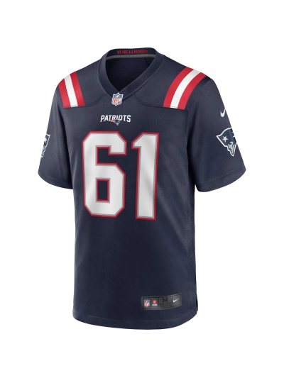 New England Patriots Marcus Cannon Nike Navy Game Jersey 02