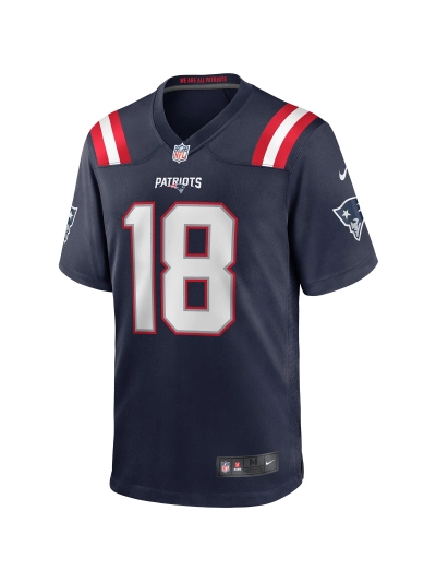 New England Patriots Matthew Slater Nike Navy Player Jersey 02