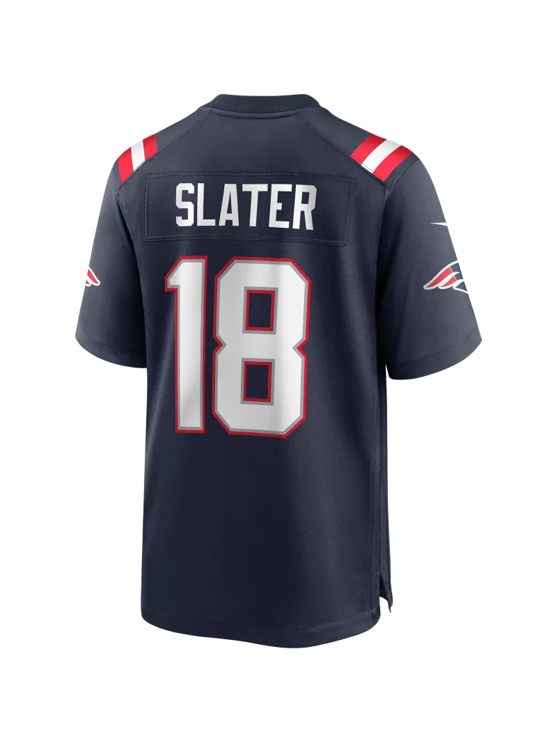 New England Patriots Matthew Slater Nike Navy Player Jersey