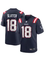 New England Patriots Matthew Slater Nike Navy Player Jersey