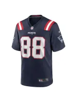  New England Patriots Mike Gesicki Nike Navy Game Jersey