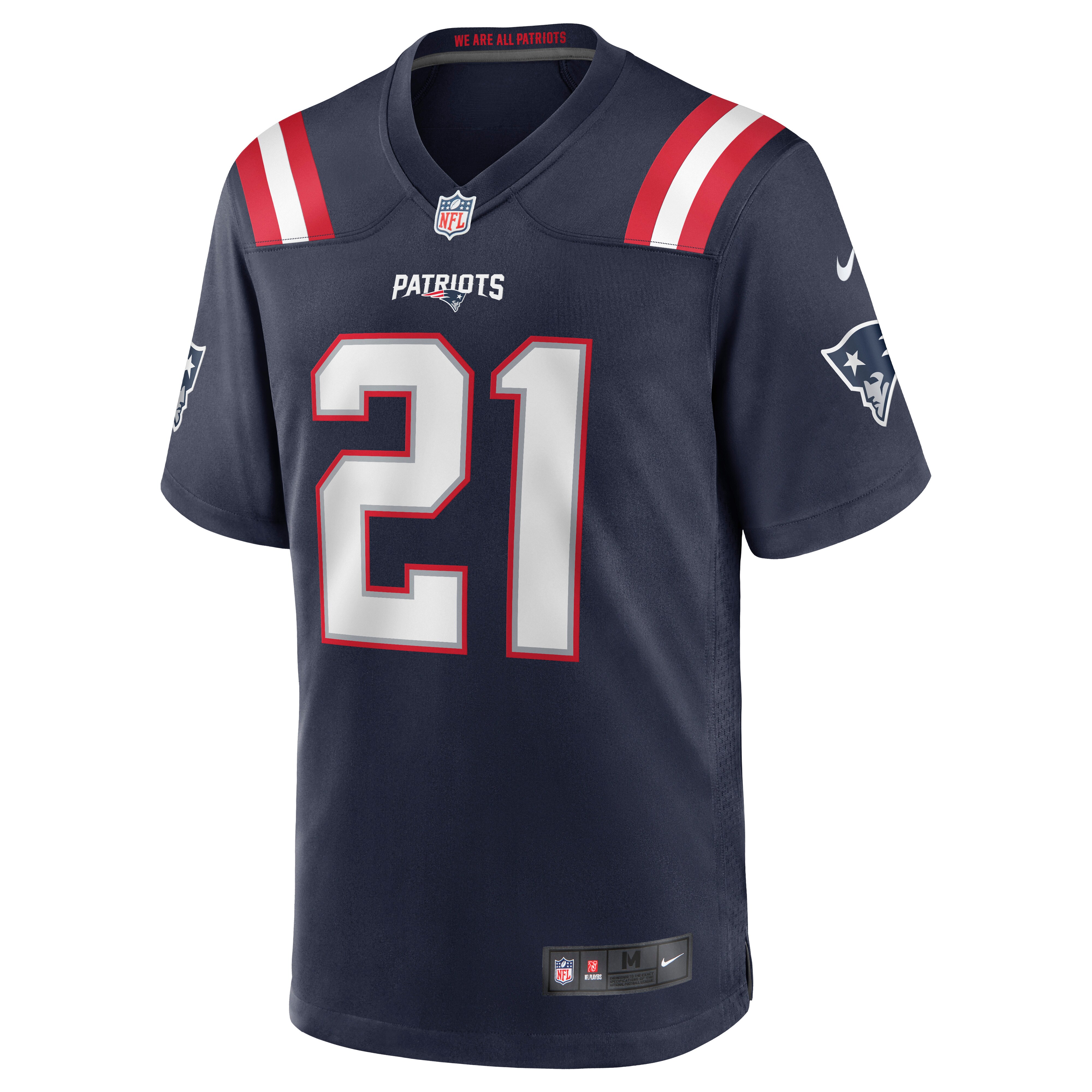 New England Patriots Adrian Phillips Nike Navy Game Jersey