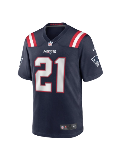 New England Patriots Adrian Phillips Nike Navy Game Jersey 02