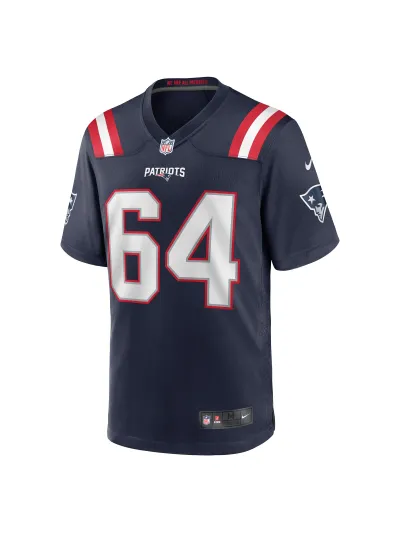 New England Patriots Andrew Stueber Nike Navy Player Jersey 02