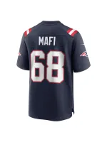 New England Patriots Atonio Mafi Nike Navy Game Jersey