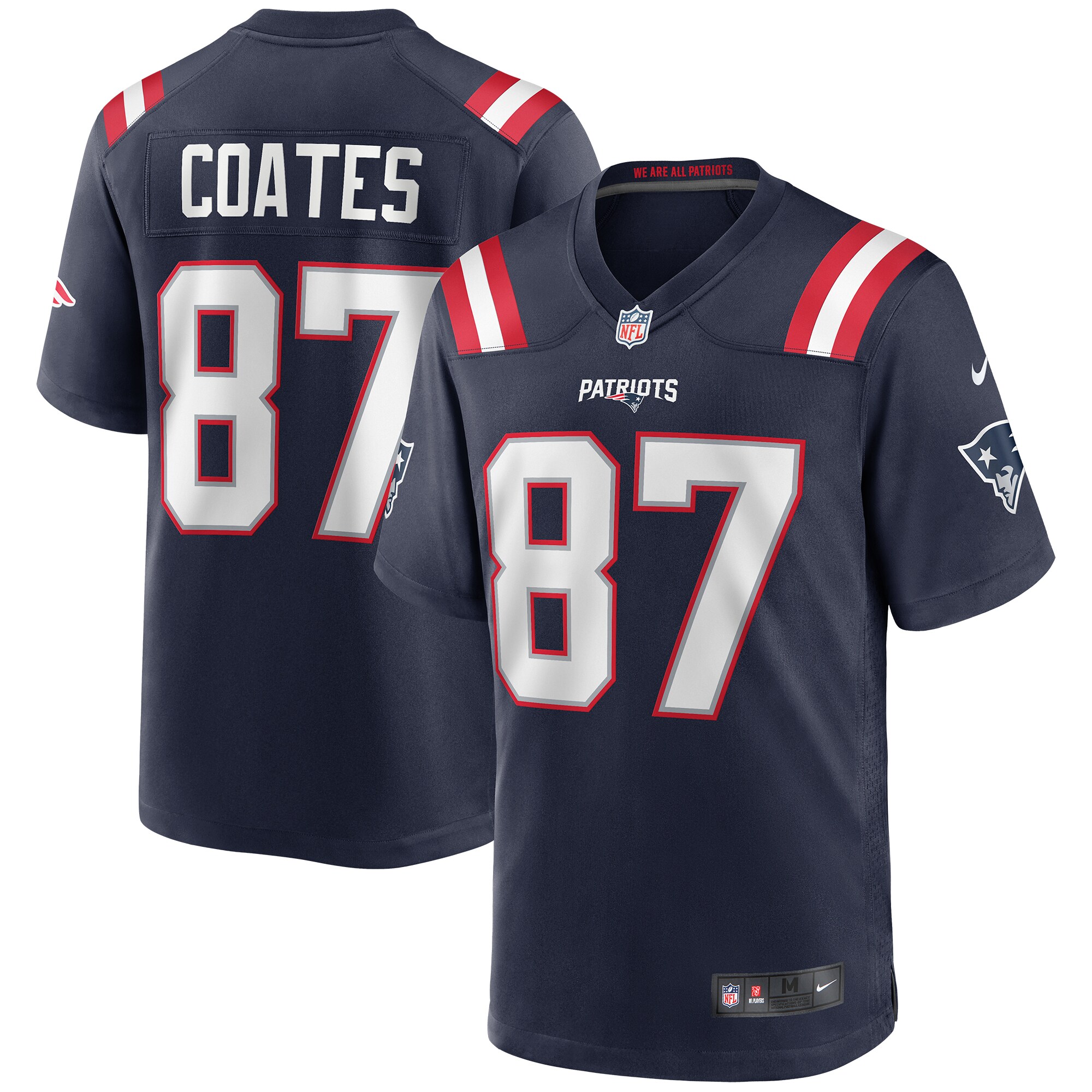 New England Patriots Ben Coates Nike Navy Retired Player Jersey
