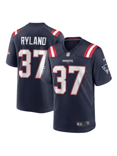 New England Patriots Chad Ryland Nike Navy Game Jersey 01
