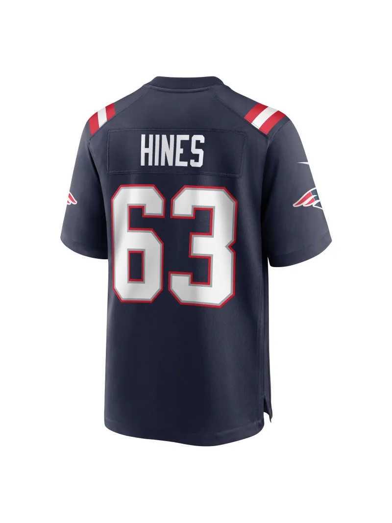 New England Patriots Chasen Hines Nike Navy Player Jersey