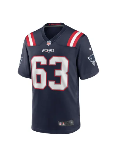 New England Patriots Chasen Hines Nike Navy Player Jersey 02