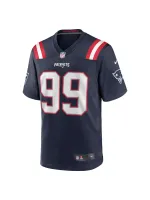 New England Patriots Jamie Collins Sr. Nike Navy Home Game Jersey
