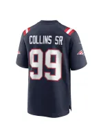 New England Patriots Jamie Collins Sr. Nike Navy Home Game Jersey