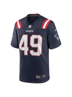 New England Patriots Joe Cardona Nike Navy Game Jersey