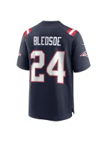 New England Patriots Joshua Bledsoe Nike Navy Player Jersey